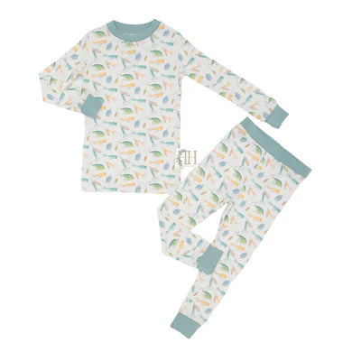 HAMNER HILL GONE FISHING LOUNGEWEAR SET