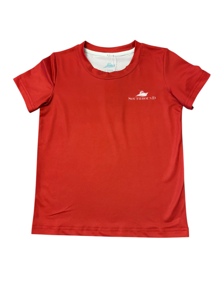 PERFORMANCE TEE LOGO TEE RED