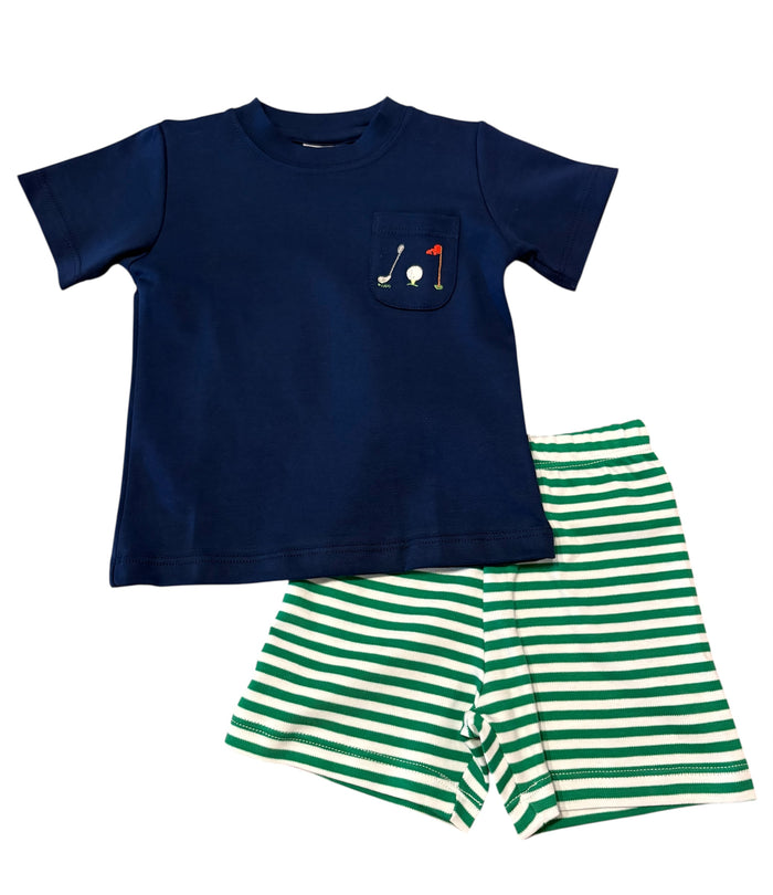 GOING FOR GREEN SHORT SET