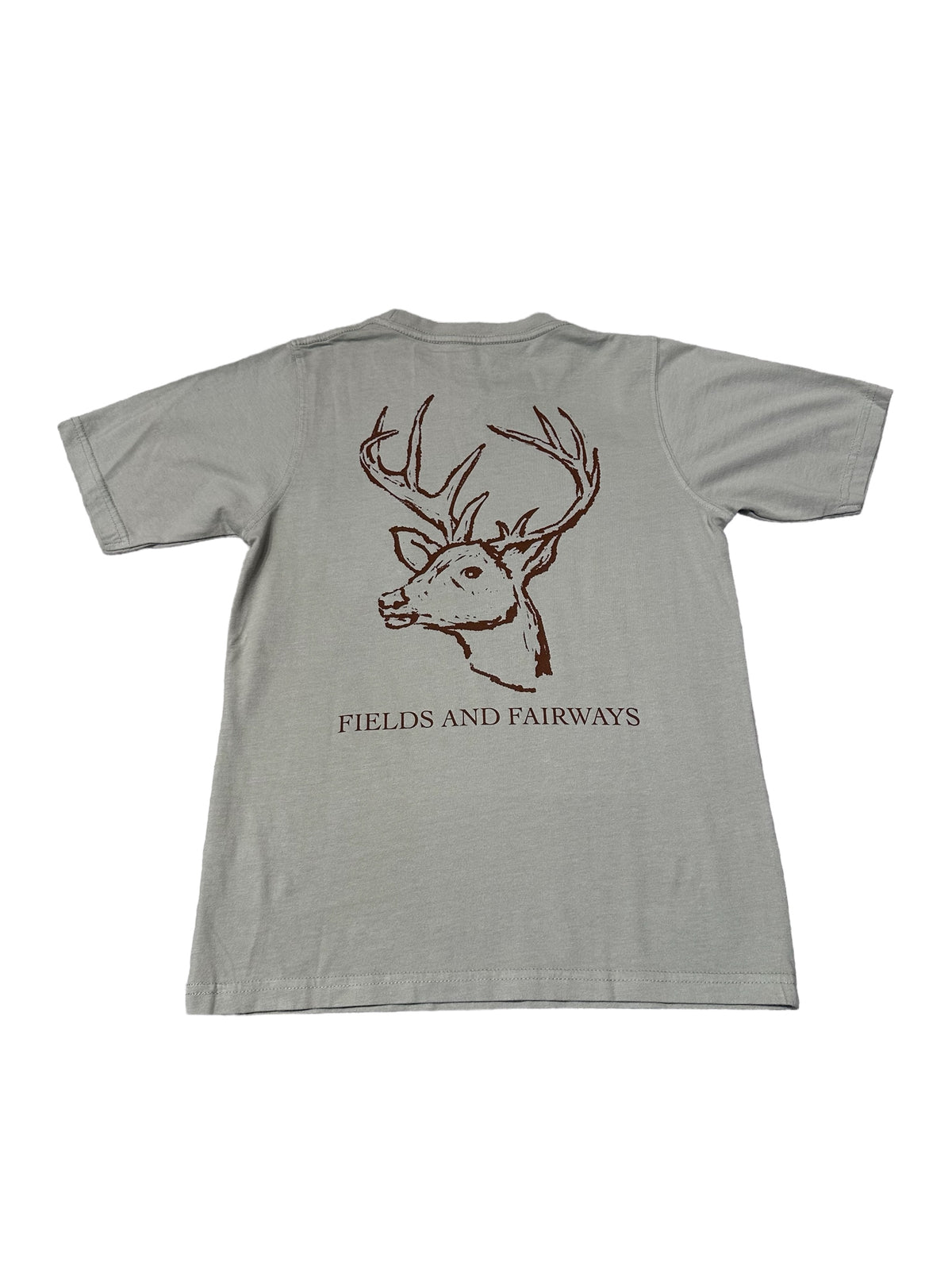 FIELDS & FAIRWAYS STONE DEER POCKET TSHIRT