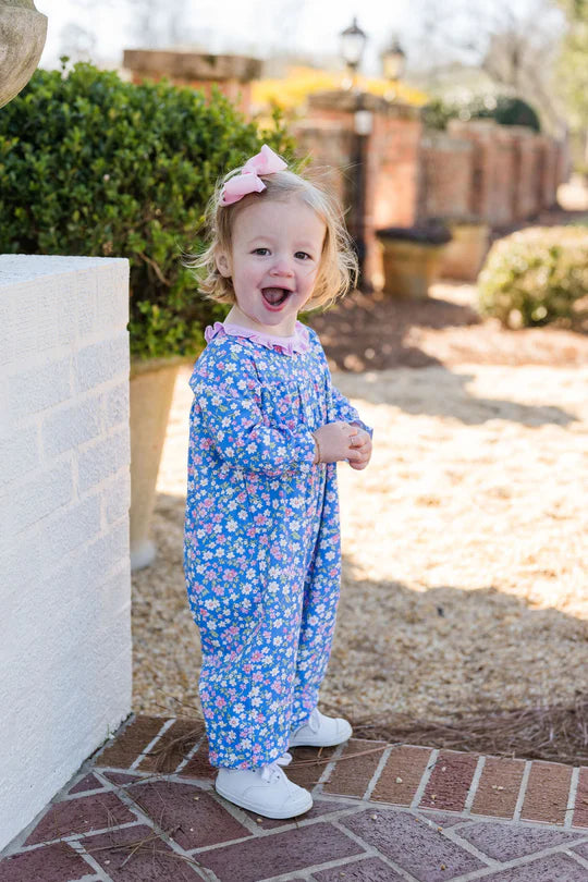 JAMES & LOTTIE LILA LONG BUBBLE FALL FLORAL KNIT