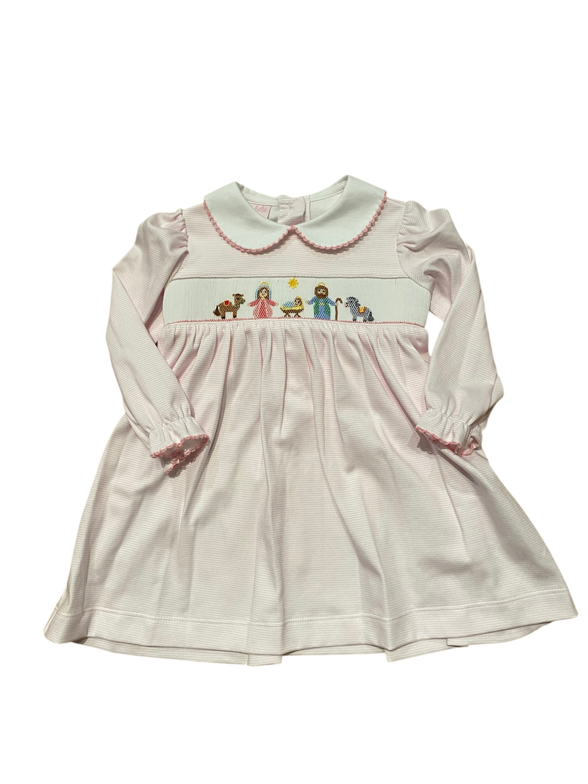 PETIT BEBE NATIVITY GIRLS KNIT DRESS