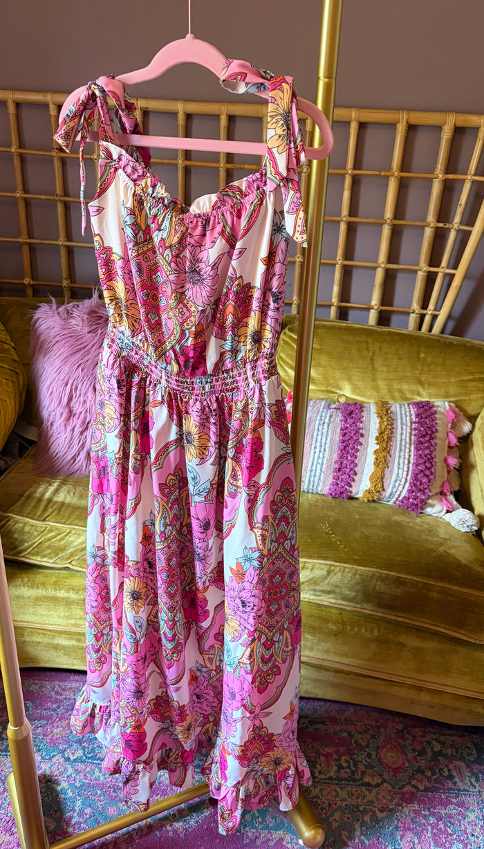 GIRLS CLAUDETTE DRESS LONG