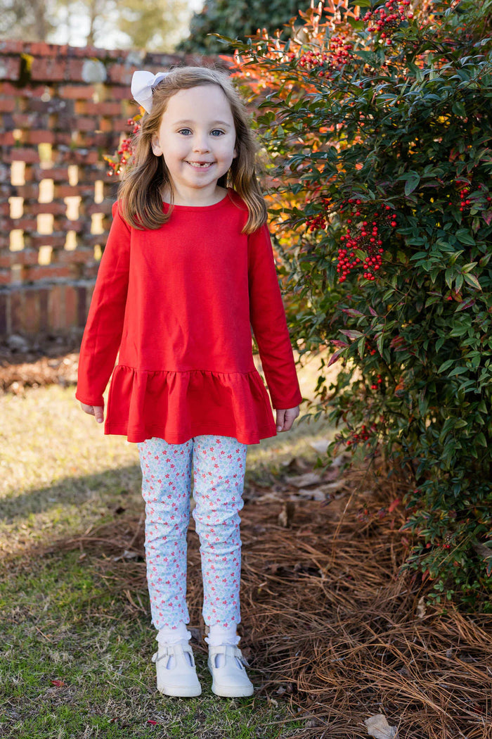 JAMES AND LOTTIE PEGGY PEPLUM LEGGING SET FULL BLOOM