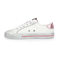 VINTAGE HAVANA KIDS ALIVE WHITE/PINK SNEAKER