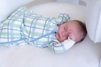 HAMNER HILL BLUE AND GREEN CHECK SLEEP SACK