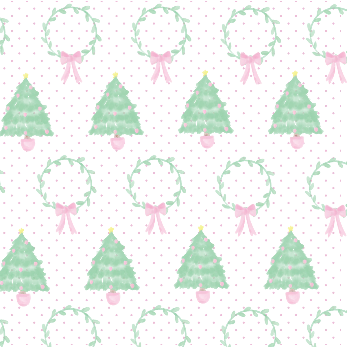 LULLABY SET OH CHRISTMAS TREE PINK TINY TOT TURTLENECK