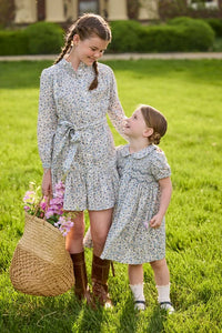 Little English Smocked Bridget Dress Wisteria Floral