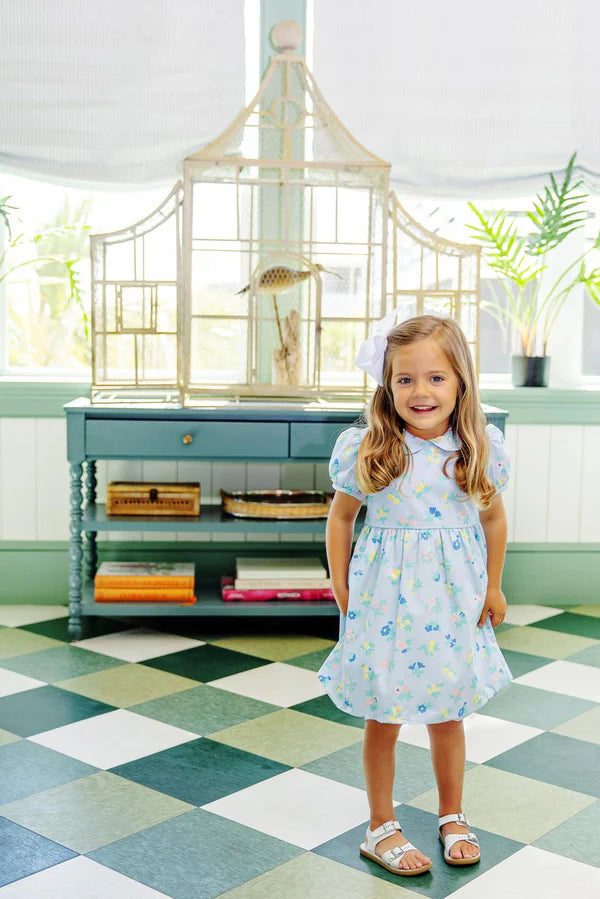 CINDY LOU SASH DRESS LITTLE LONDON FLOWERS