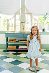 CINDY LOU SASH DRESS LITTLE LONDON FLOWERS