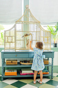 CINDY LOU SASH DRESS LITTLE LONDON FLOWERS