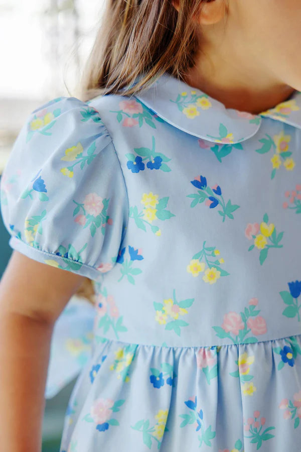 CINDY LOU SASH DRESS LITTLE LONDON FLOWERS