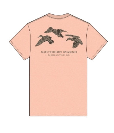YOUTH ORIGINALS CAMO FLYING DUCKS WASHED SHERBET