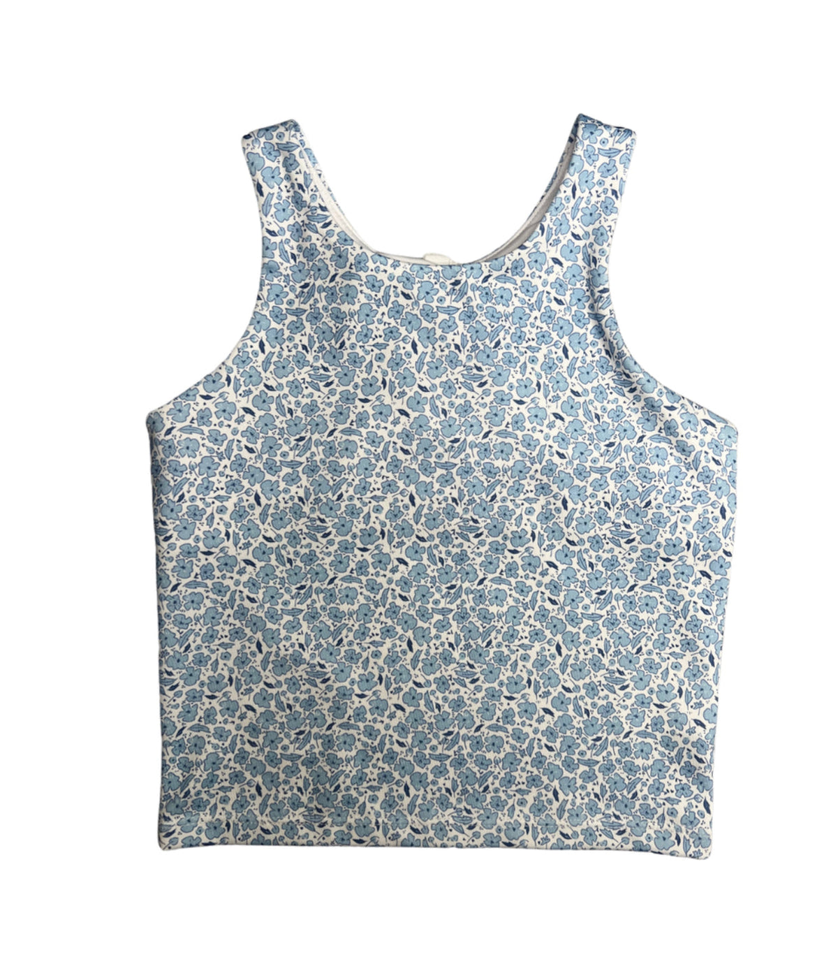 HONESTY BRA TOP MINI BLUE FLORAL