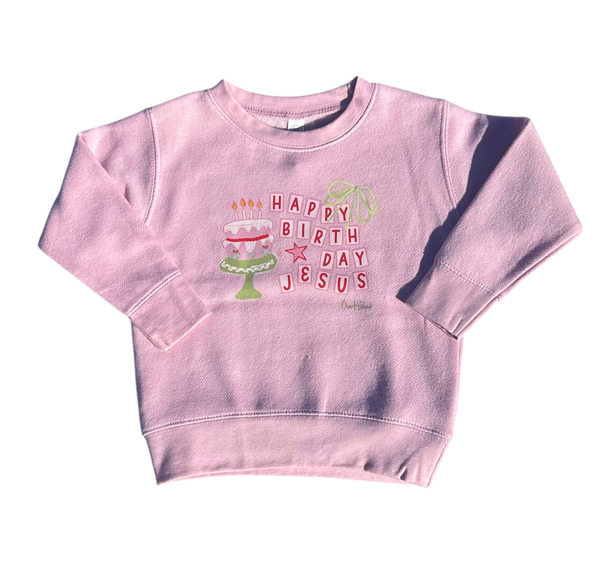 BEAD SHACK HAPPY BIRTHDAY JESUS CREWNECK SWEATSHIRT TODDLER & YOUTH