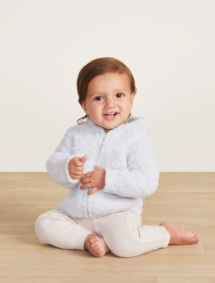 BAREFOOT DREAMS COZYCHIC INFANT HOODIE BLUE