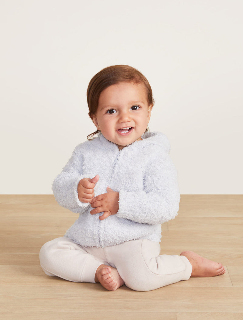 BAREFOOT DREAMS COZYCHIC INFANT HOODIE BLUE