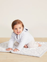 BAREFOOT DREAMS COZYCHIC INFANT HOODIE BLUE