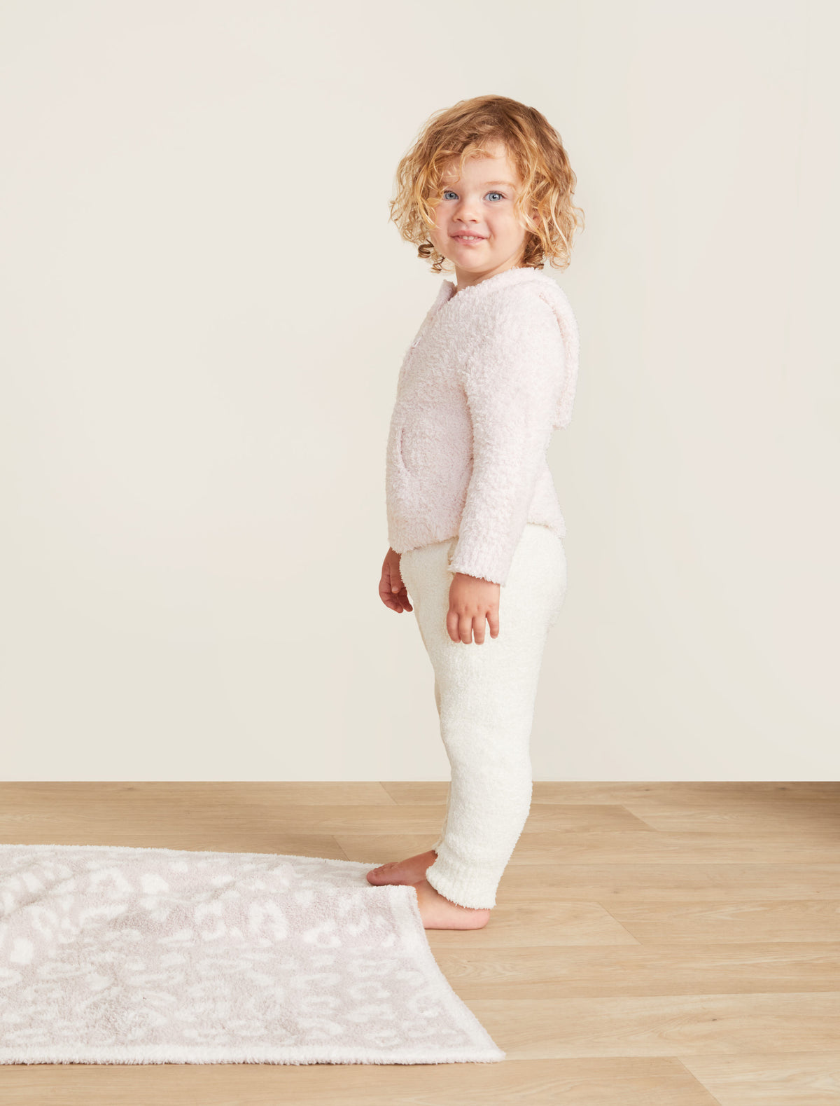 BAREFOOT DREAMS COZYCHIC TODDLER HOODIE PINK