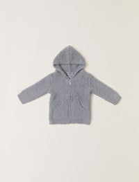 BAREFOOT DREAMS COZYCHIC INFANT HOODIE DOVE GRAY