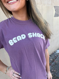 BEAD SHACK BUBBLE LOGO COMFORT COLORS BERRY TEE