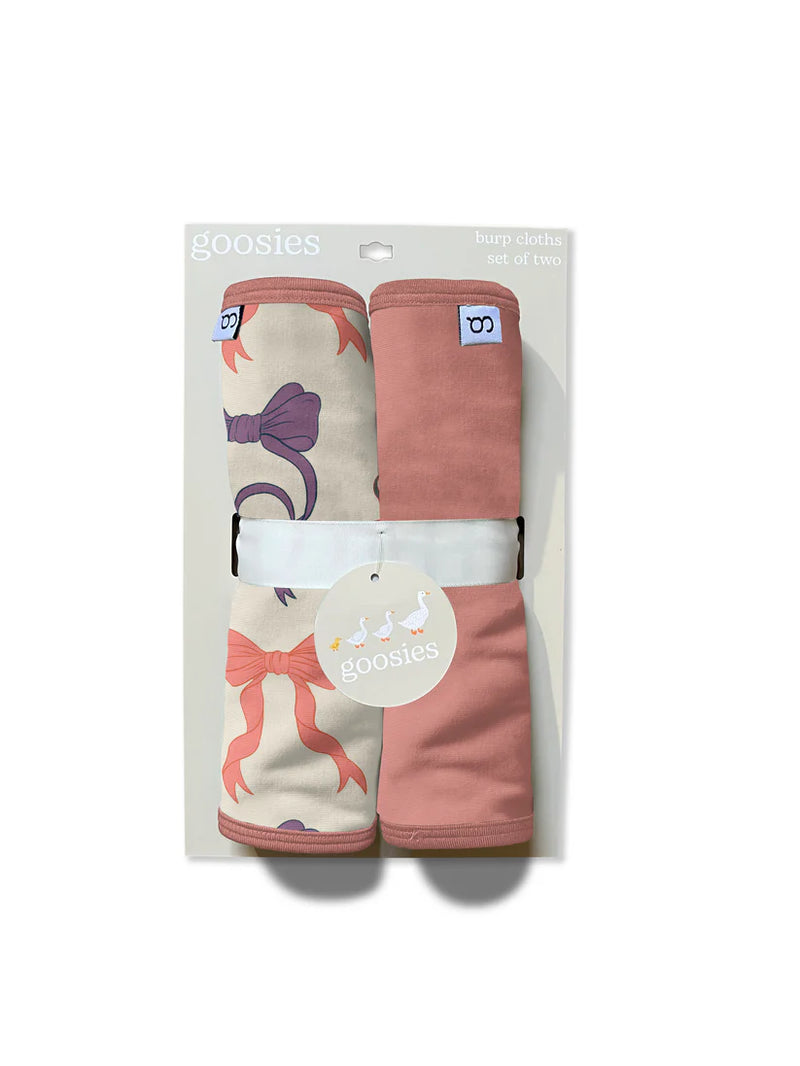 GOOSIES BURP CLOTH BOWS
