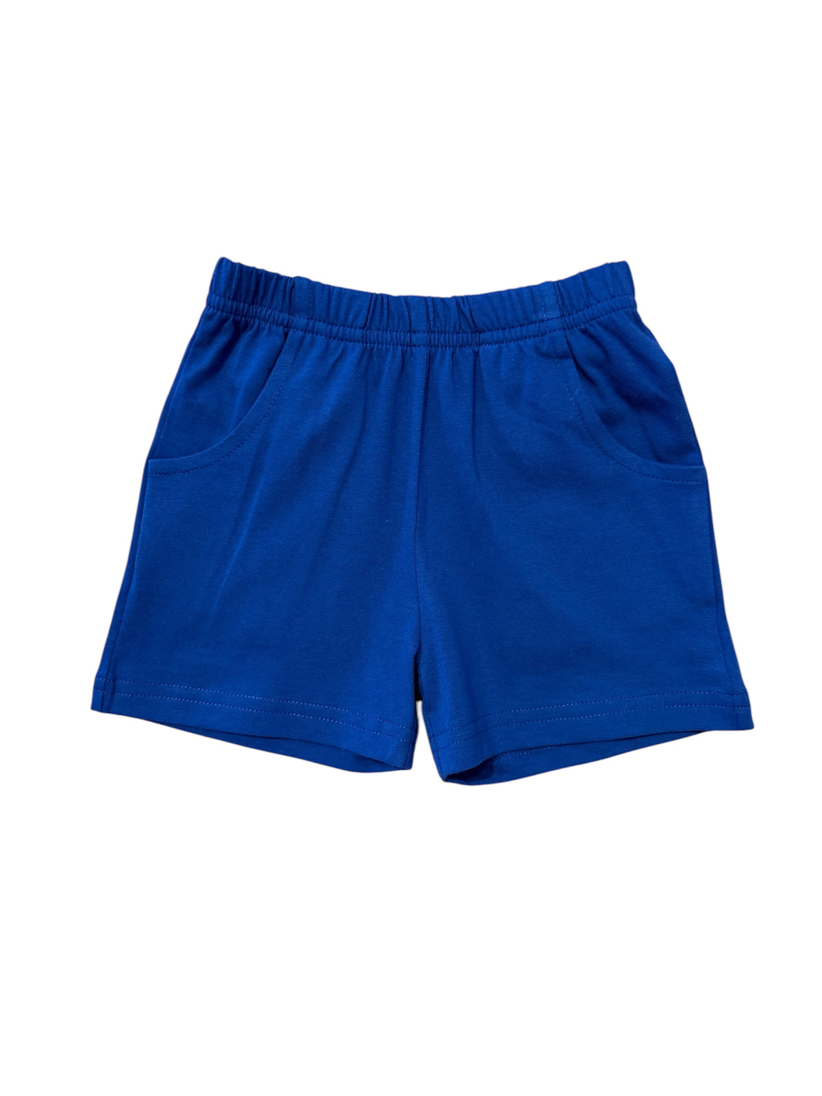 LUIGI JERSEY SHORTS WITH FRONT POCKETS ROYAL