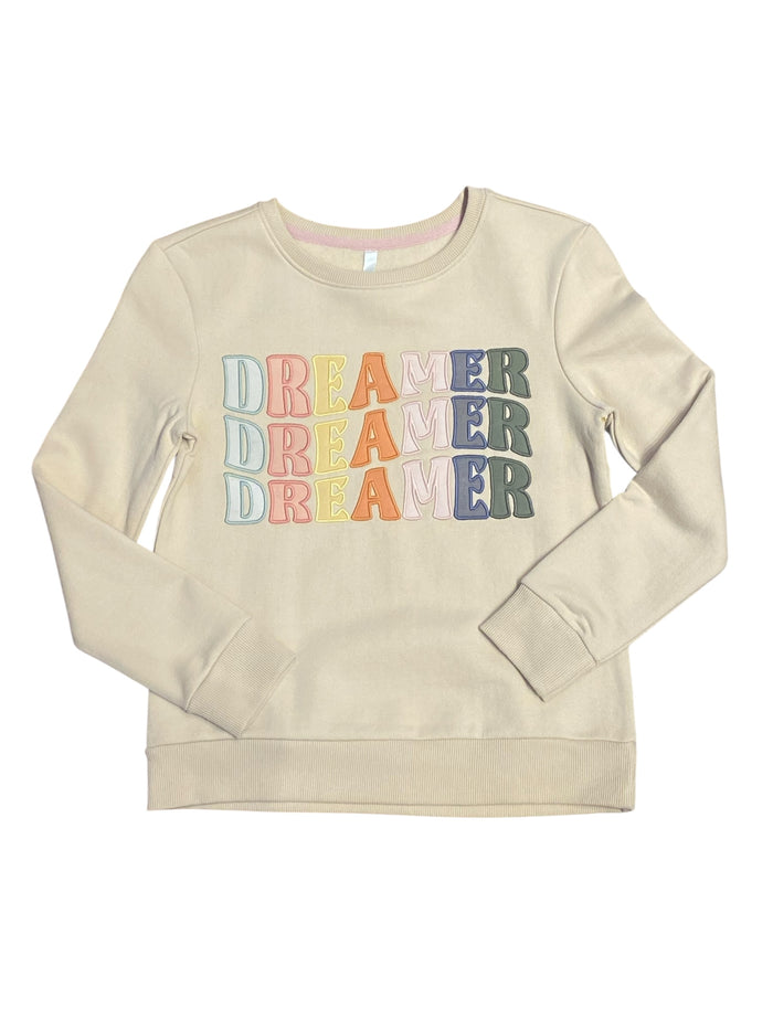 SWEET SOUL DREAMER APPLIQUE SWEATSHIRT
