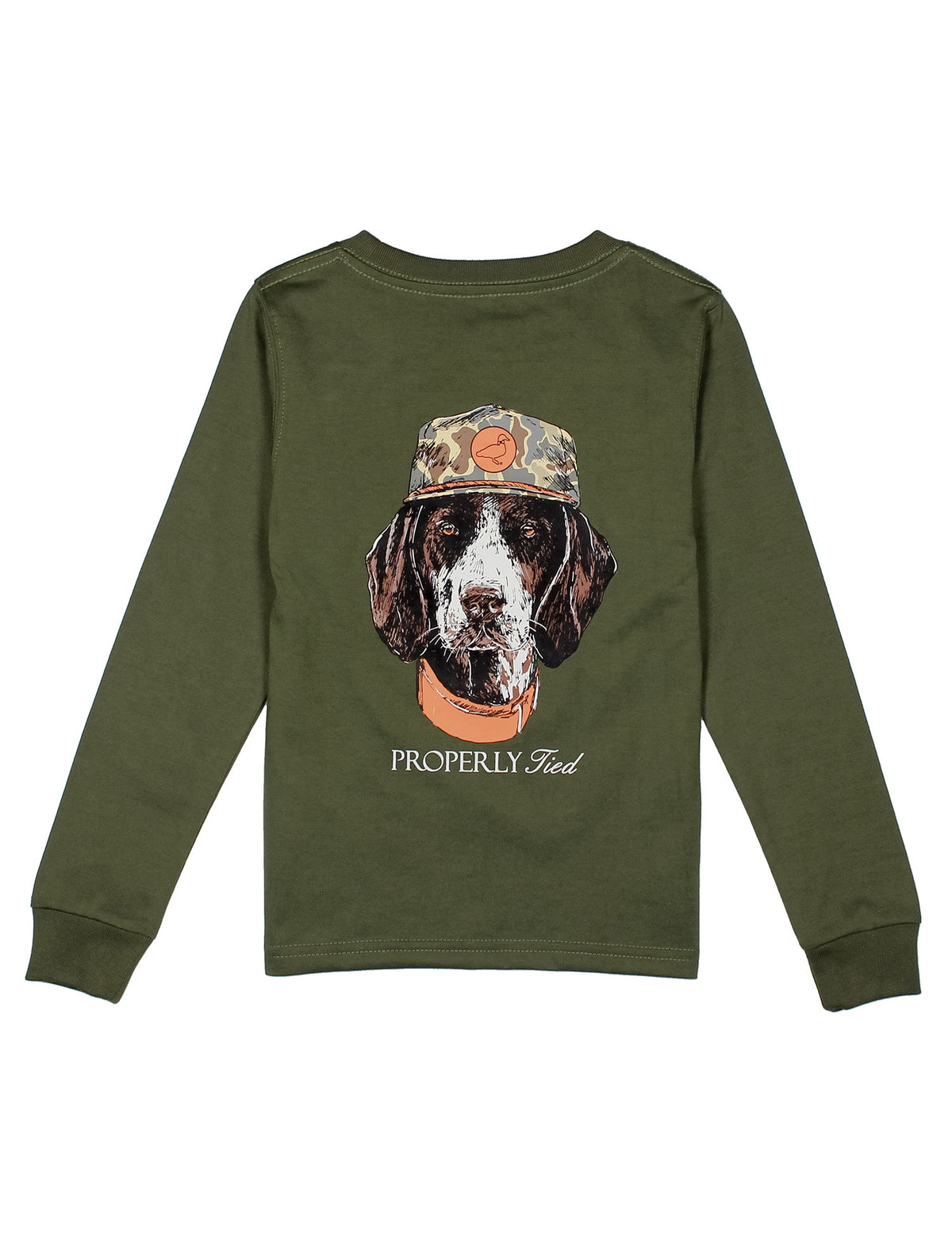 Baby Mans Best Friend LS Olive