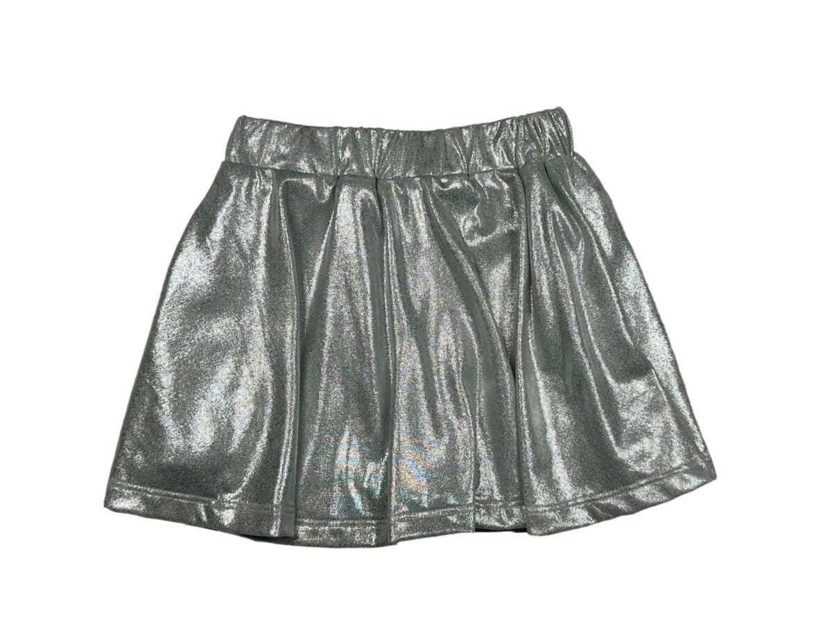 EMMA JEAN BLAKELY SKORT SILVER SPARKLE