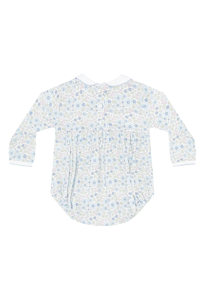 Nellapima Blue Meadow Smocked Bubble Blue