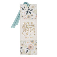 BE STILL TEAL MEADOW BOOKMARK