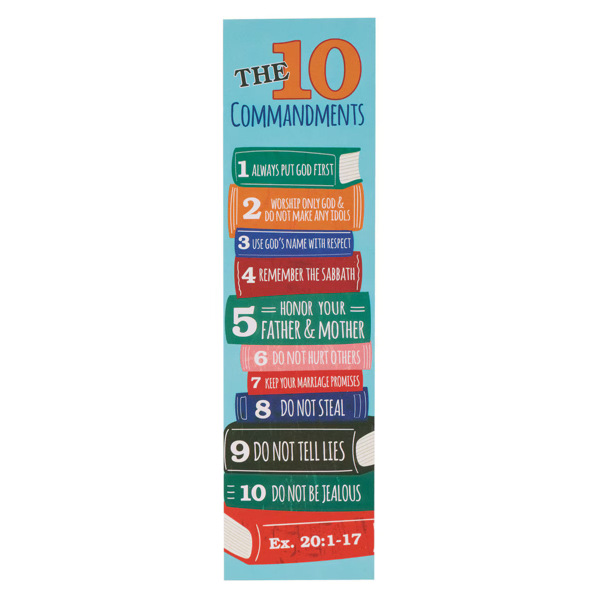 10 COMMANDMENTS BOOKMARK SET
