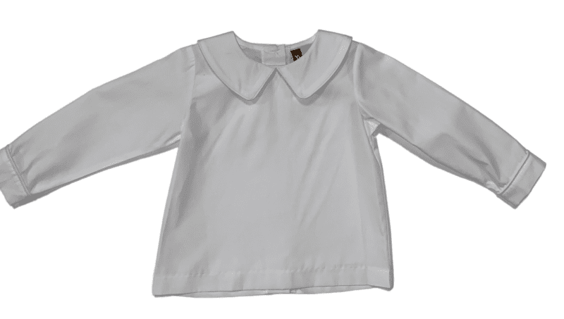 BANANA SPLIT BOYS WHITE PIPED SHIRT