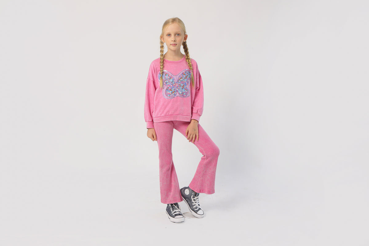 JOYOUS & FREE BUTTERFLY SWEATSHIRT