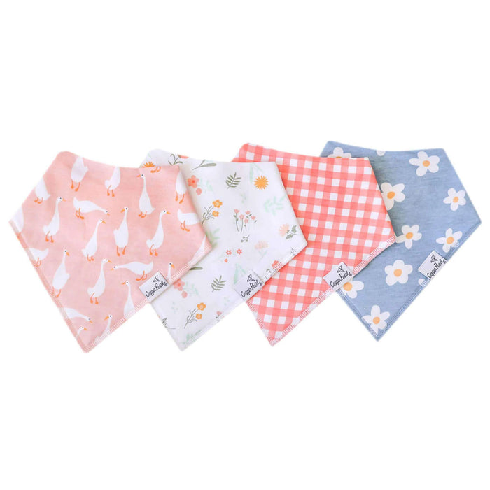COPPER PEARL GOOSIE BIBS SET