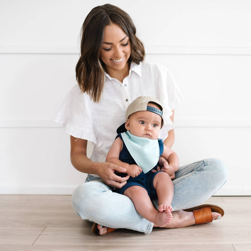 COPPER PEARL STONE BIB SET