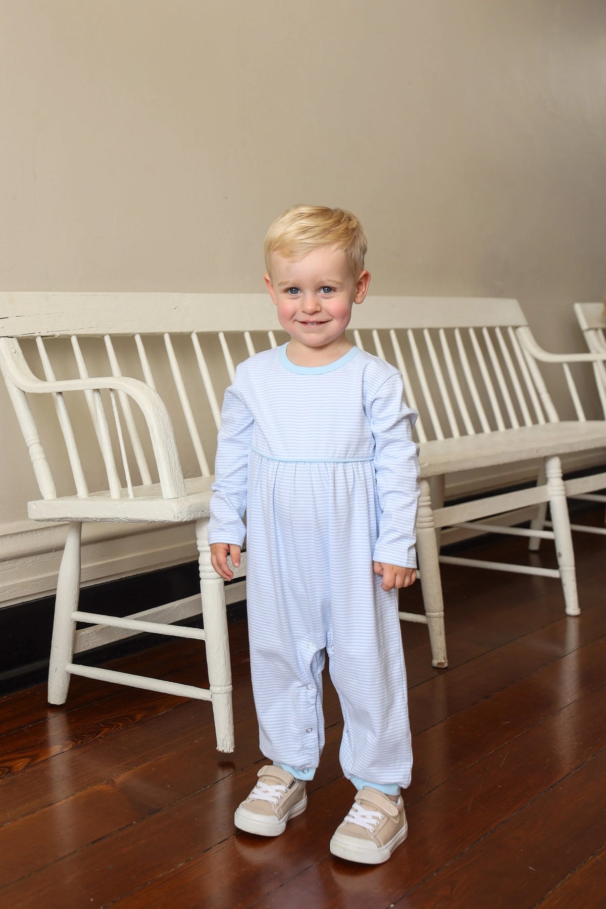 Bennett Romper Light Blue