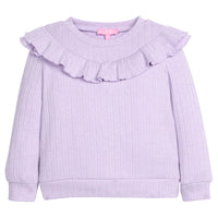 BISBY JODY TOP LILAC CABLEKNIT