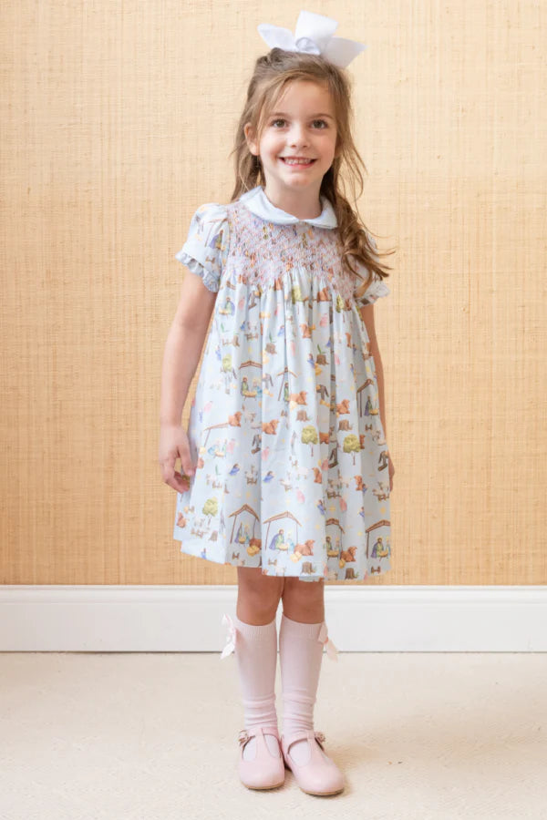 LA BOUTIQUE BY DONDOLO NATIVITY GIRL DRESS