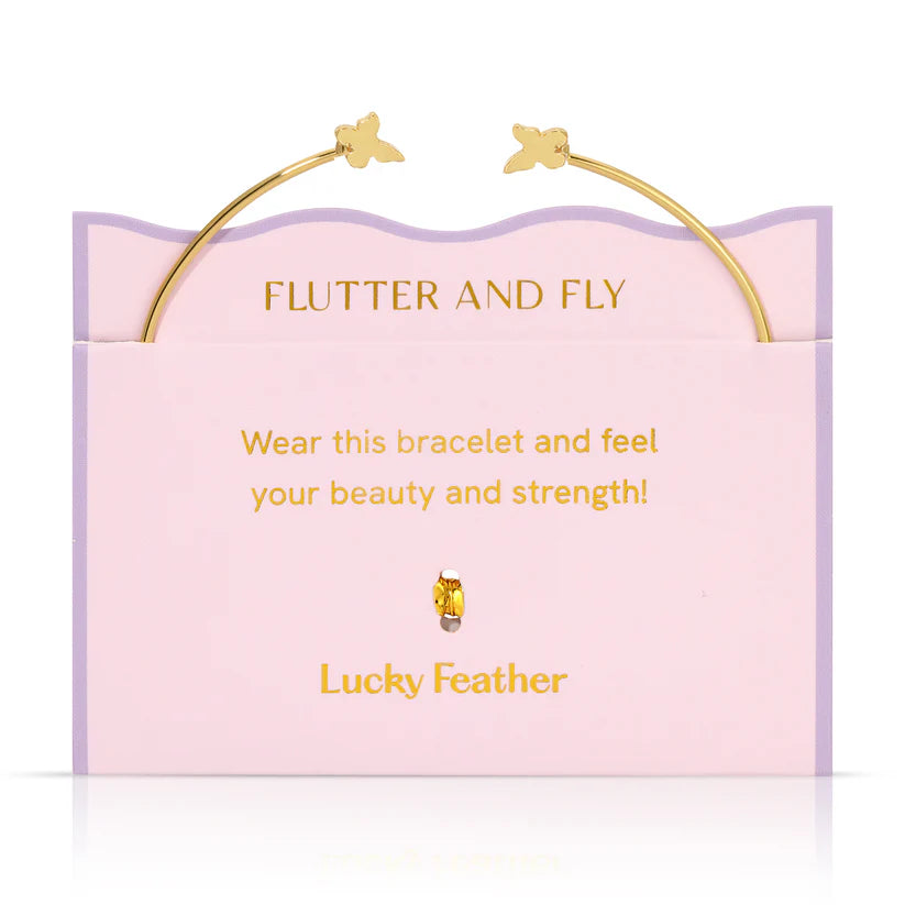 Dainty Connection Cuff - Flutter and Fly- Double Butterflies