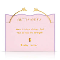 Dainty Connection Cuff - Flutter and Fly- Double Butterflies