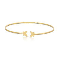 Dainty Connection Cuff - Flutter and Fly- Double Butterflies