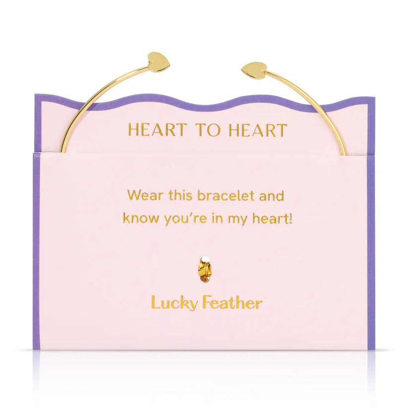 Dainty Connection Cuff - Heart to Heart- Double Hearts