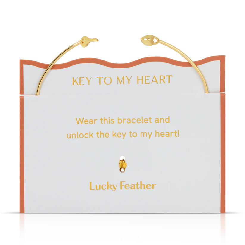 Dainty Connection Cuff - Key to my Heart- Lock & Key