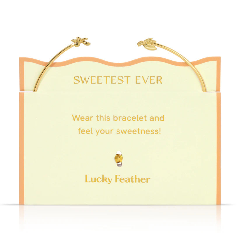 Dainty Connection Cuff - Sweetest Ever - Flower & Bee