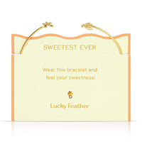 Dainty Connection Cuff - Sweetest Ever - Flower & Bee