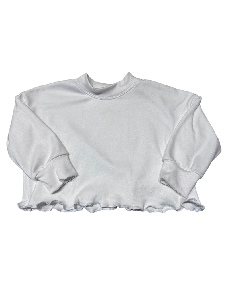 YOGA BABY IVORY CREW SWEATER