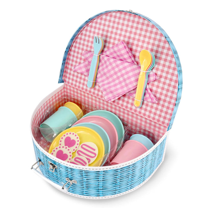 DELUXE PICINIC SET AND CARRYING CASE