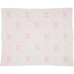 POLKA DOT AND BOW BLANKET